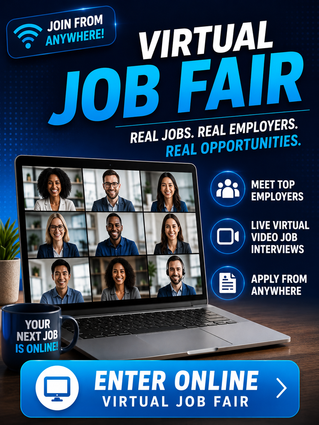 Enter Southeast Michigan Virtual Job Fair